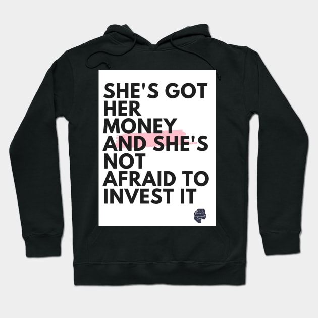 Women with Money (Pink) Hoodie by Womens Financial Empowerment Group 